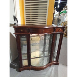 VITRINA MADERA CRISTAL 