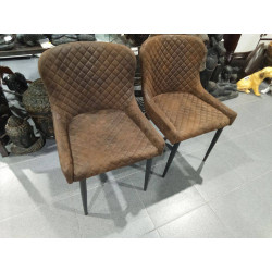 SILLA MARRÓN ENVEJECIDO