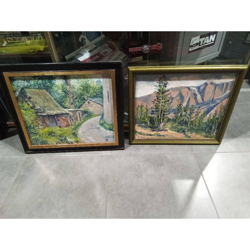 CUADRO PAISAJE ÓLEO 