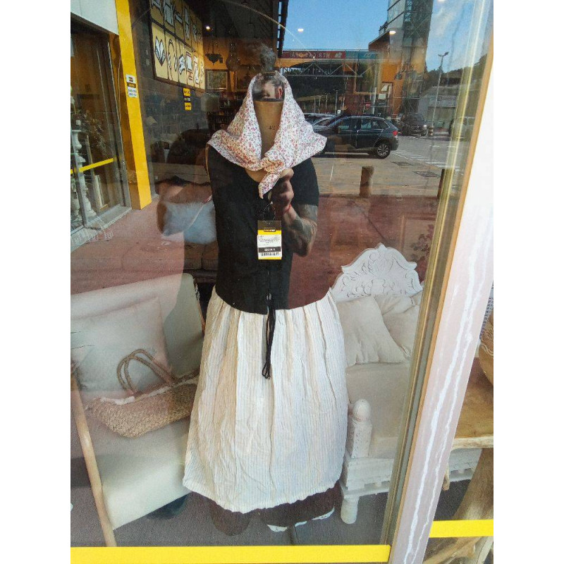 TRAJE GALLEGO TRADICIONAL COTIO REVERSIBLE TALLA UNICA S-XK