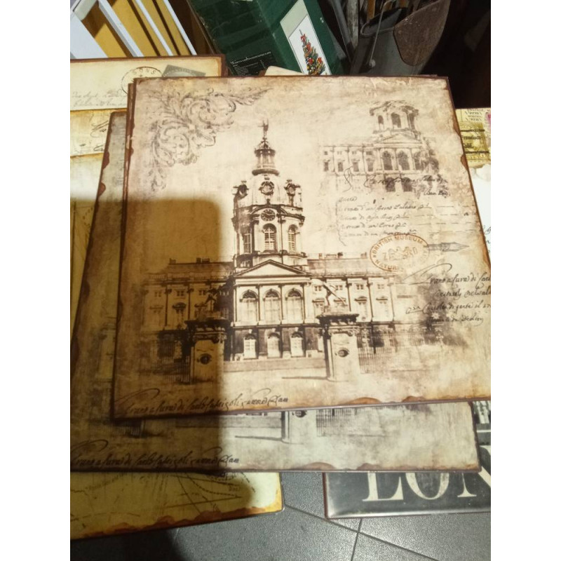 PLACA METAL BRITISH MUSEUM