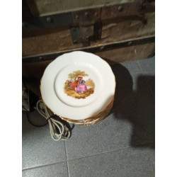 LOTE 17 PLATOS PORCELAINE...