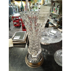 JARRÓN CRISTAL PLATA