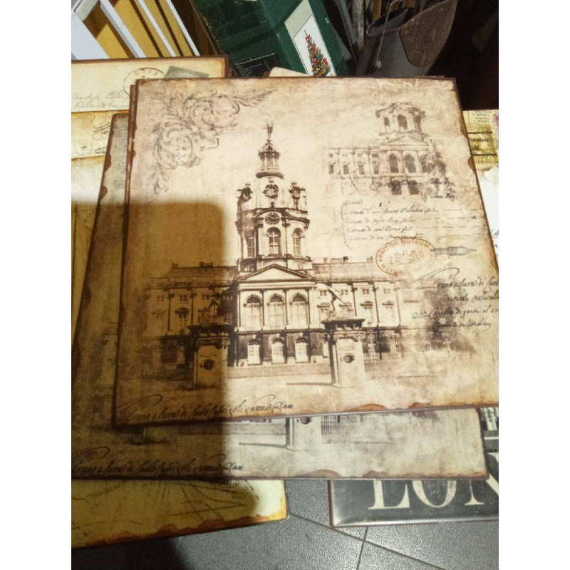 PLACA METAL BRITISH MUSEUM