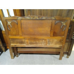 CABECERO MADERA HOJAS