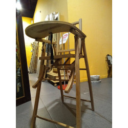 TRONA ANTIGUA DE MADERA