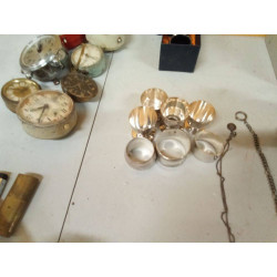 LOTE 7 PZAS BAÑO PLATA