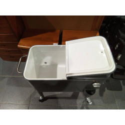 NEVERA ACERO PP74X43X80 56LTS GRIS