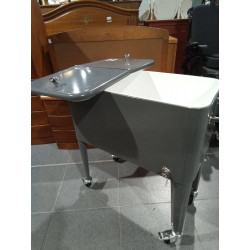 NEVERA ACERO PP74X43X80 56LTS GRIS