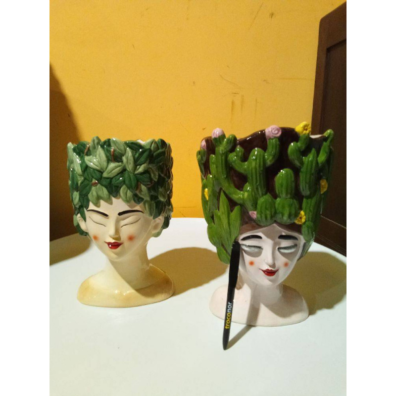 MACETERO CERAMICA 19X18X29 CHICA