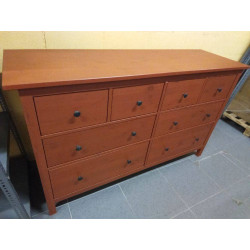 CÓMODA MADERA 8 CAJ. 160X50X95