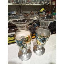 JARRÓN SOPLADO PINTADO A...