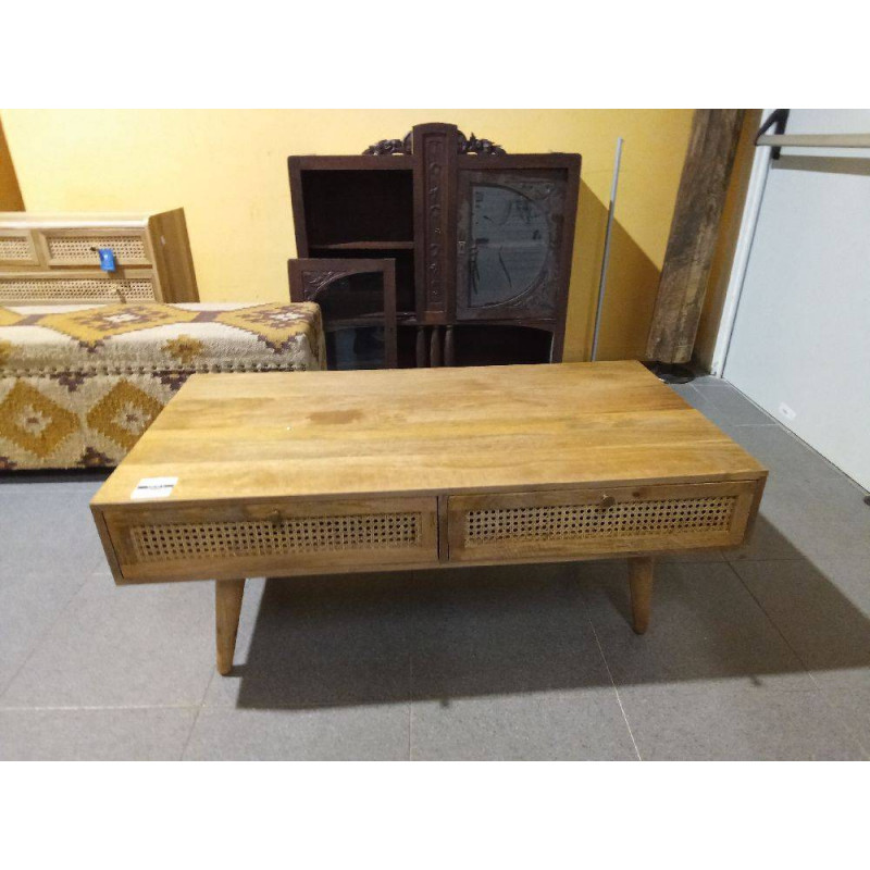 MESA CENTRO MANGO RATAN 115X60X46