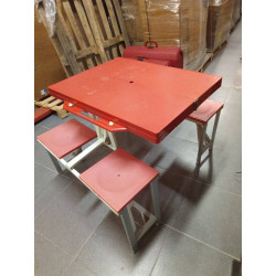 MESA MALETIN  CON BANCADA 