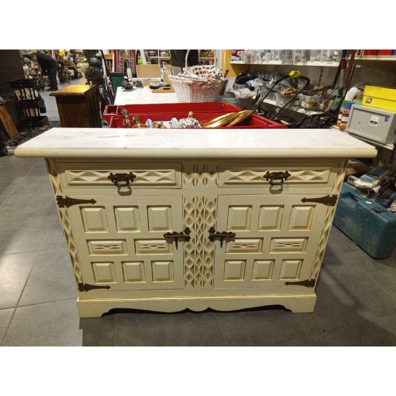 MUEBLE CASTELLANO CON MARMOL