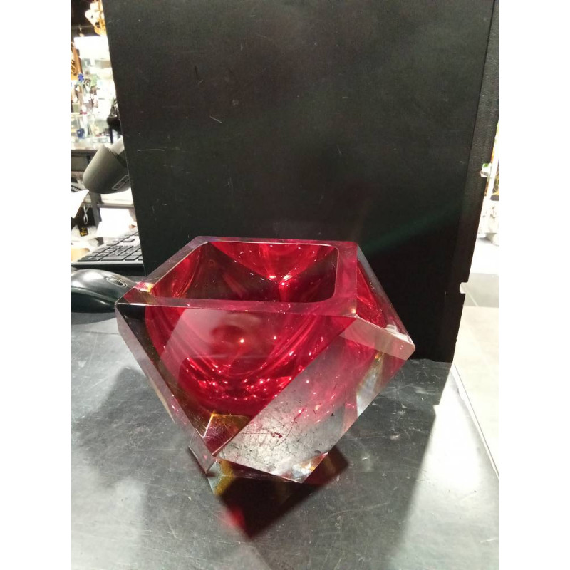 CENTRO VACÍA BOLSILLOS  CRISTAL MURANO FACETADO