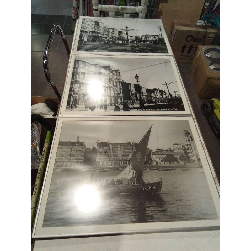 CUADRO FOTOGRAFÍA ANTIGUA CORUÑA 