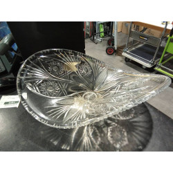 CENTRO CRISTAL TALLADO PLATA