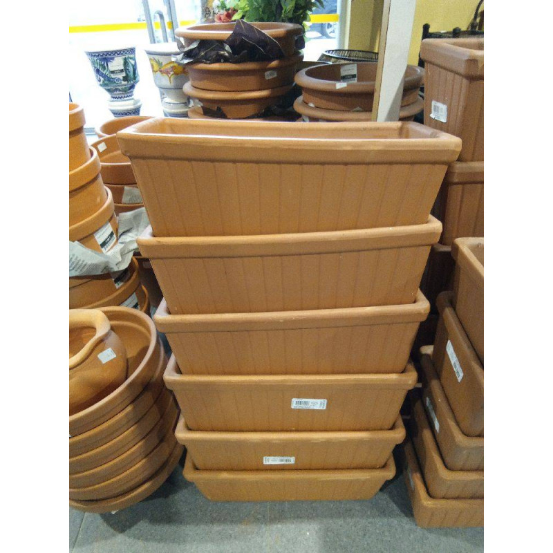 JARDINERA BARRO 42 CM