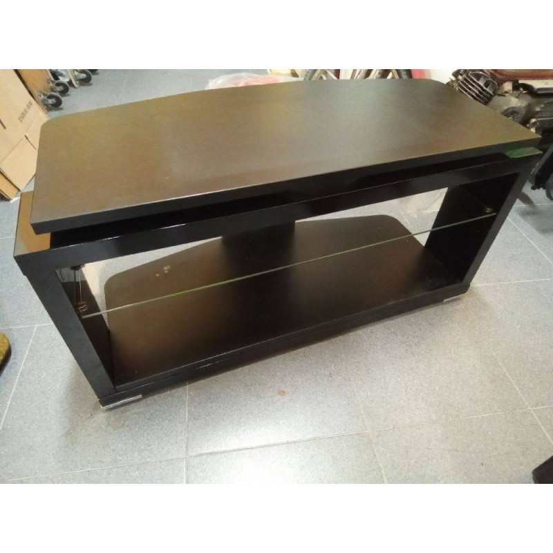 MESA TV NEGRA LACA 105CM