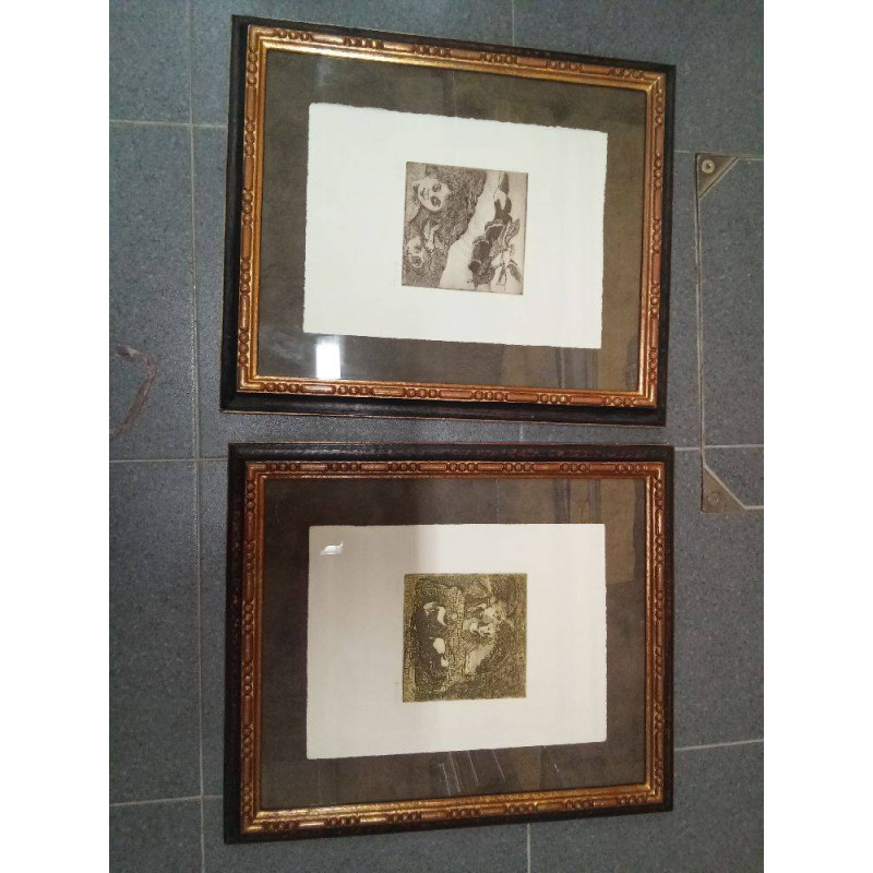 CUADRO GRABADO P.ARTURO