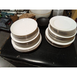 VAJILLA FILO ORO ZARA HOME...