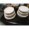 VAJILLA FILO ORO ZARA HOME 6 LLANOS 6 POSTRE 6 SOPEROS