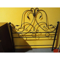 CABECERO NEGRO METAL  144CM