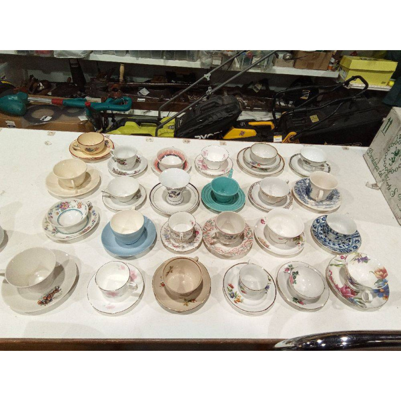 JGO TAZA PORCELANA FIRMA CON PLATO