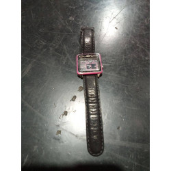 RELOJ CUSTO ROSA Y NEGRO
