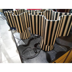 LAMPARAS FIBRAS NATURALES GRD.