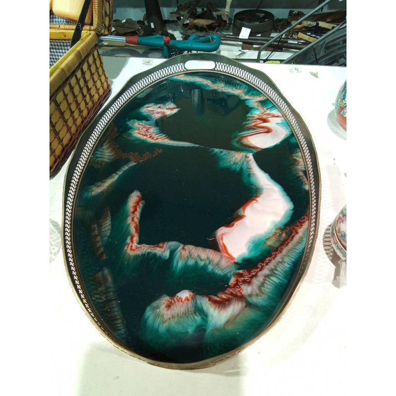 BANDEJA METAL CON CELOSIAS