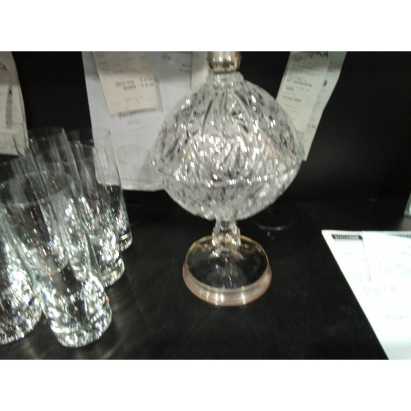 BOMBONERA TALLADA PLATA