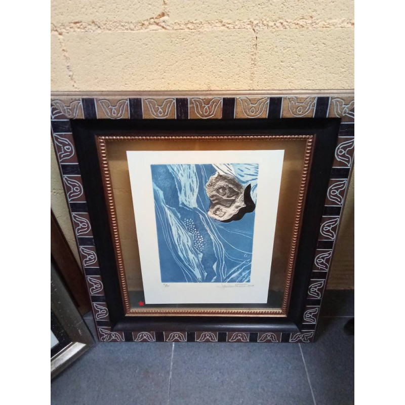 CUADRO XILOGRAFÍA NUMERADA JESÚS NUÑEZ