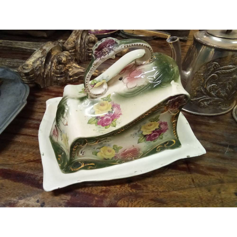 MANTEQUILLERA ANTIGUA VICTORIANA