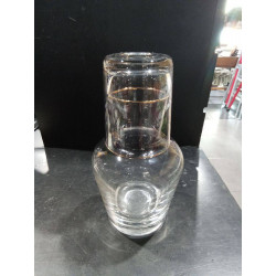 JARRA CON VASO FILO ORO