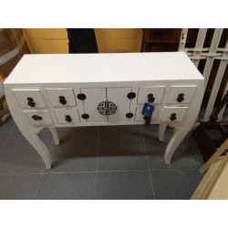 CONSOLA ABETO MDF 98X26X80...