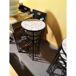 SET 3 MESITAS FORJA MOSAICO...