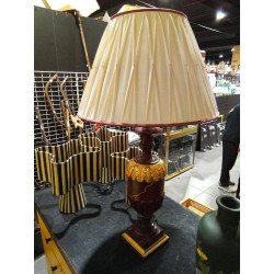 LÁMPARA SOBREMESA BURDEOS...