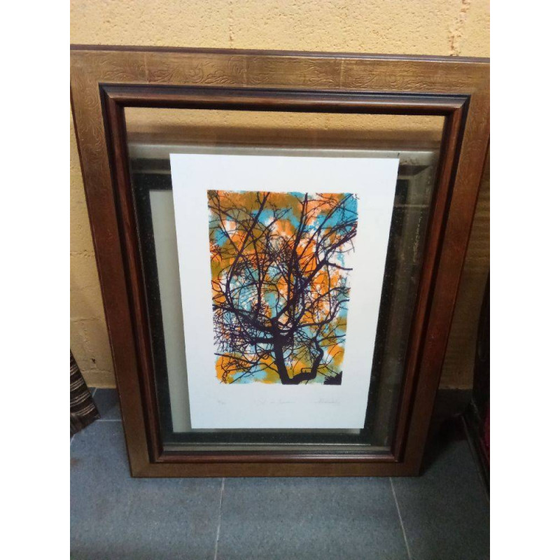 CUADRO SERIGRAFÍA NUMERADA SOL DE INVIERNO