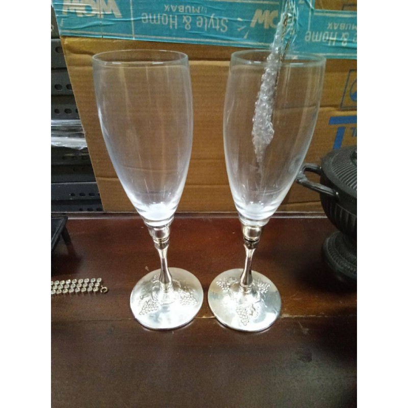 PAREJA COPAS PLATEADA