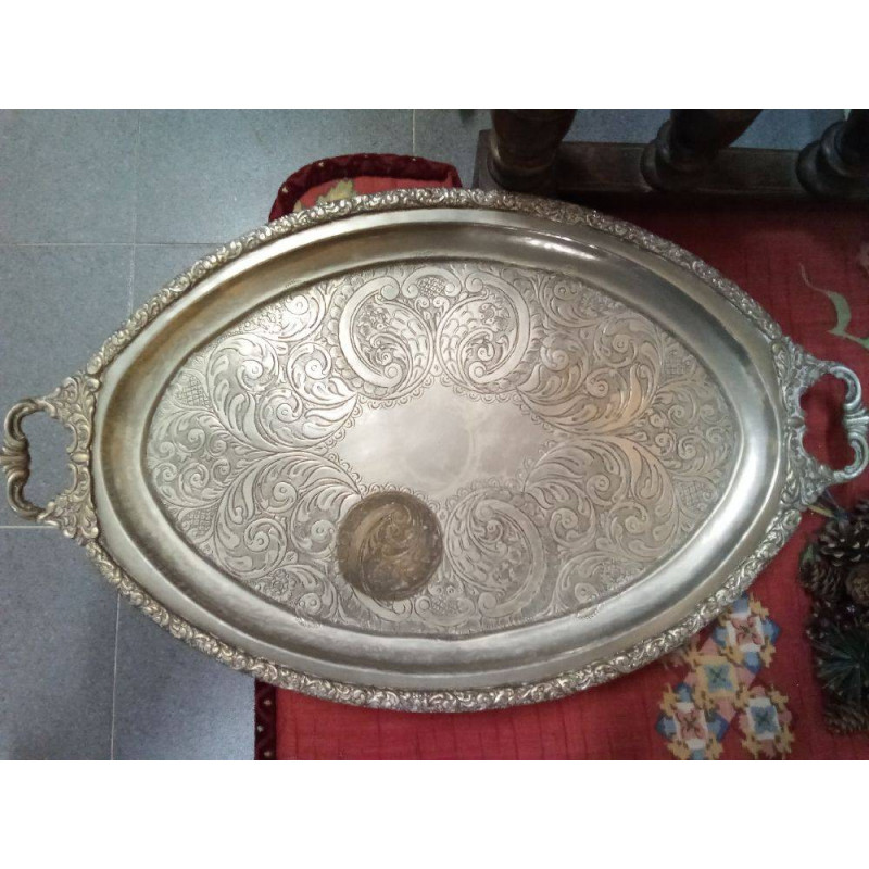 BANDEJA OVAL ARTESANÍA ARABE