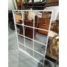 ESPEJO HIERRO CRISTAL 90X2X120 VENTANA BLANCO