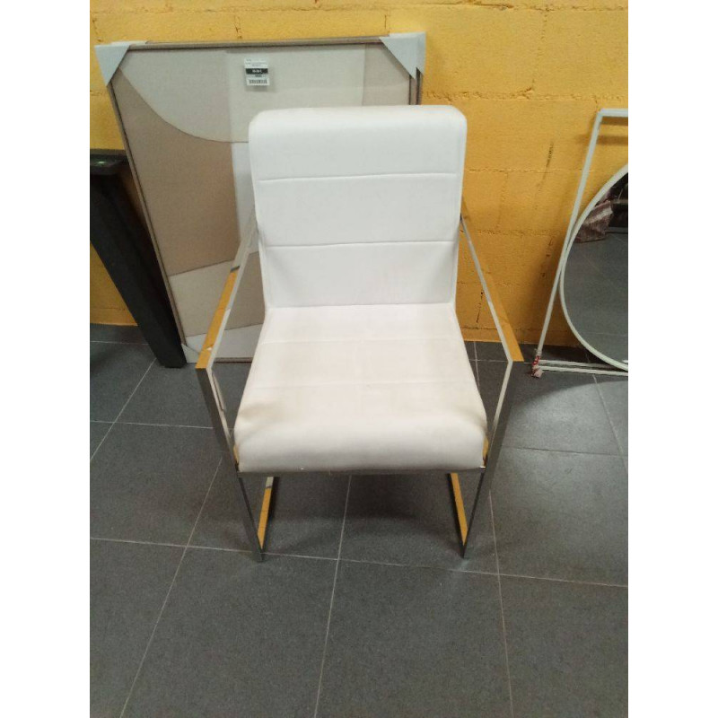 BUTACA POLIESTER ACERO 75X57X92 BL