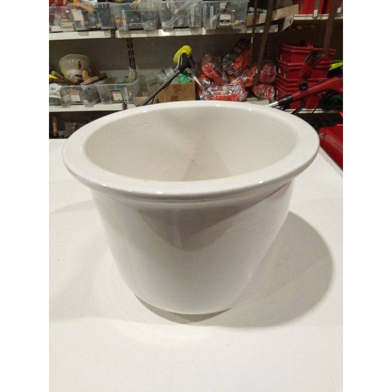 MACETA BLANCACRAQUELADA 20CM