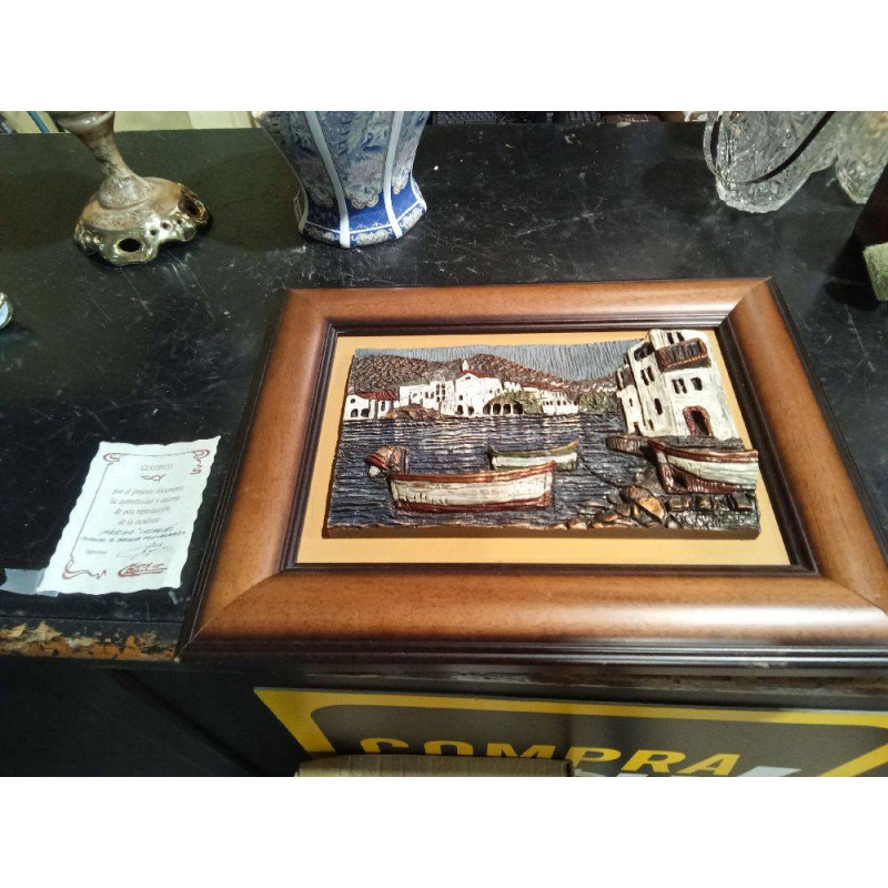 MARINA DE CADAQUES EN BRONCE POLICROMADO