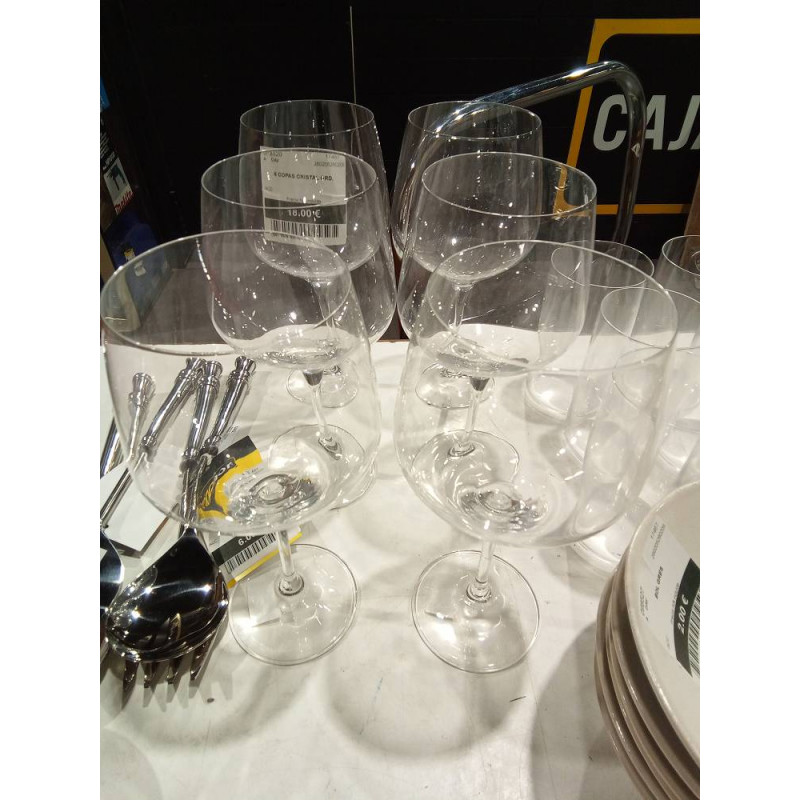 6 COPAS CRISTAL GRD.