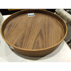 BANDEJA REDONDA MAD.