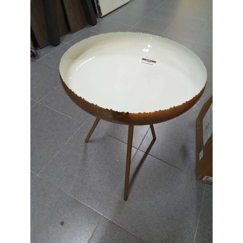 MESITA AUXILIAR METAL 43X43X61 LACADA AZUL