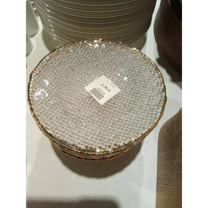 PLATITO CRISTAL DORADO